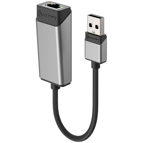 Alogic Ultra Gigabit Ethernet Card for Computer, Notebook, Mac - 10/100/1000Base-T - Portable - USB 3.2 (Gen 1) Type A - 1