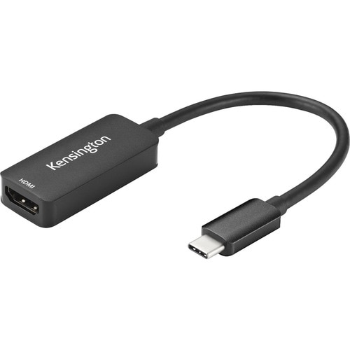 Kensington A/V Adapter - 1 - 1 x 19-pin HDMI 2.1 Digital Audio/Video - Female - 1 x USB Type C - Male - 7680 x 4320 Suppor