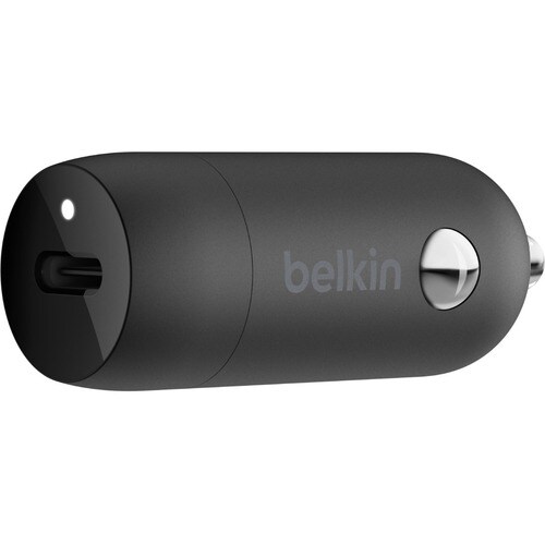 Belkin BoostCharge 30 W Auto Adapter - Universal Adapter - For iPhone, MacBook - 12 V DC Input - 3 A - Black