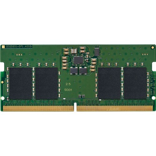 Kingston RAM Module for Notebook - 8 GB - DDR5-5200/PC5-41600 DDR5 SDRAM - 5200 MHz Single-rank Memory - CL42 - 1.10 V - N