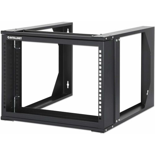 Rack 19" Abierto Mural 6U 500x450, Flatpac - SPCC, Acero con recubrimiento de polvo - 30kg Capacidad máxima de peso - 30kg