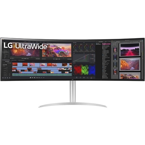 Monitor LCD LG Ultrawide 49WQ95C-W 1244,6 mm (49") Class Dual Quad HD (DQHD) Schermo curvo - 32:9 - 124,5 cm (49") Viewabl