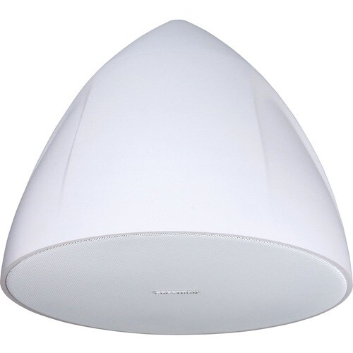 Crestron Saros PDS8T-W-T-EACH 2-way Outdoor Pendant Mount, Ceiling Mountable Woofer - 100 W RMS - White Textured - 8" Poly