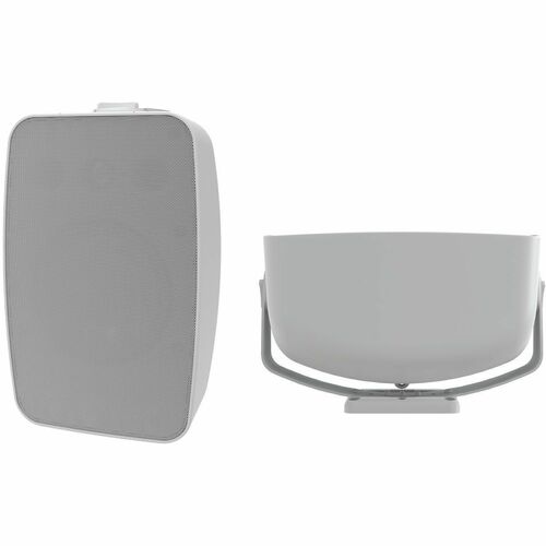 Crestron Saros SMT6T-AW-W-T-EACH 2-way Indoor/Outdoor Surface Mount Speaker - 110 W RMS - White Textured - 6.50" Injection