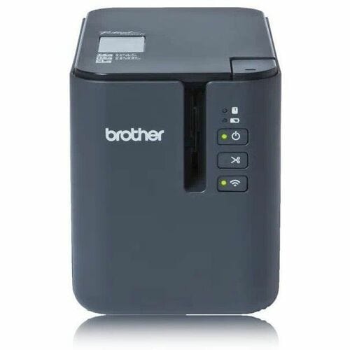 Brother PT-P900Wc Desktop Thermal Transfer Printer - Monochrome - Label Print - USB - Serial - Wireless LAN - With Cutter 