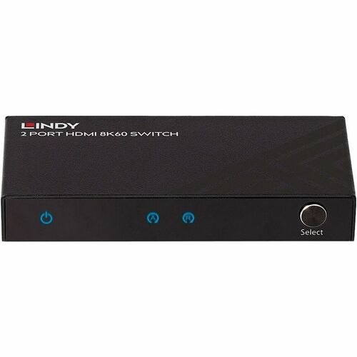 LINDY Video-Schaltbox - Kabellos - 7680 x 4320 - 8K - Display - 1 x USB - 2 x HDMI Ein - 1 x HDMI-Ausgang