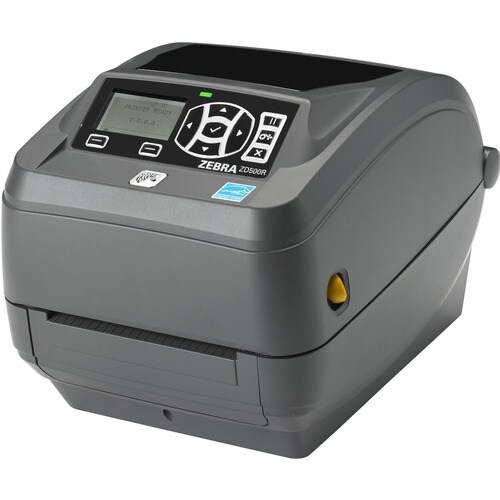 Zebra ZD500R Desktop Direct Thermal/Thermal Transfer Printer - Monochrome - RFID Label Print - Fast Ethernet - USB - Seria
