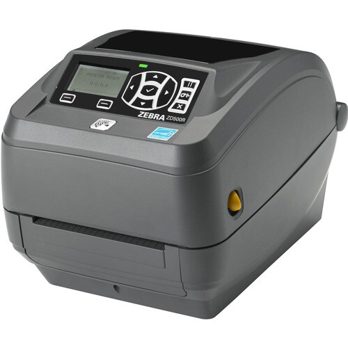 Zebra ZD500R Desktop Direct Thermal/Thermal Transfer Printer - Monochrome - RFID Label Print - Fast Ethernet - USB - Seria