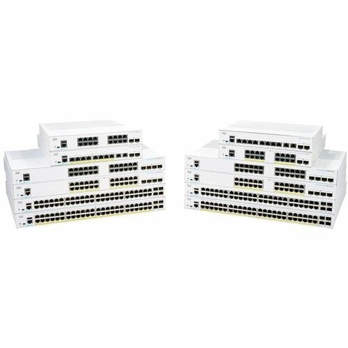 Cisco Business 350 CBS350-8FP-E-2G 8 端口 可管理 以太网交换机 - Gigabit Ethernet - 10/100/1000Base-T, 1000Base-X - 灰 - 3 层支持 - 模块化 - 