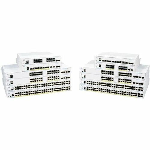 Cisco Business 350 CBS350-24FP-4X-CN 24 端口 可管理 三层交换机 - Gigabit Ethernet, 10G以太网 - 10/100/1000Base-T, 10GBase-X - 3 层支持 - 4