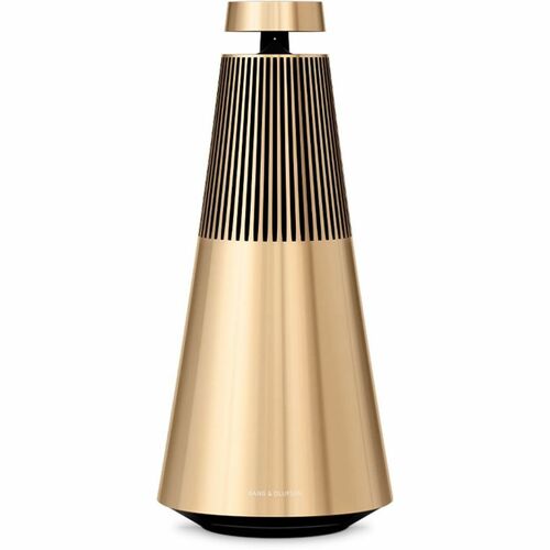 B&O Beosound 2 Bluetooth Speaker System - 102 W RMS - Gold Tone - Floor Standing - Wireless LAN