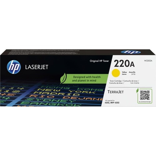 HP 220A Standard Kapazität Laserdruck Tonerkartusche - Gelb - Originaler Pack