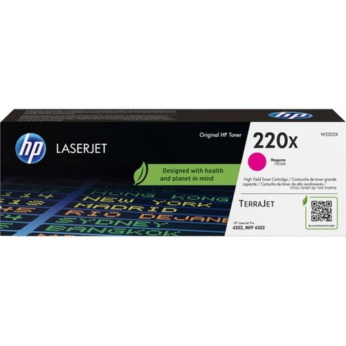 HP 220X Hoch Kapazität Laserdruck Tonerkartusche - Magenta - Originaler Pack