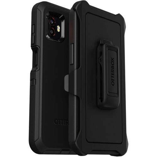 OtterBox Defender Rugged Carrying Case (Holster) Samsung Galaxy XCover6 Pro Smartphone - Black - Drop Resistant, Dirt Resi