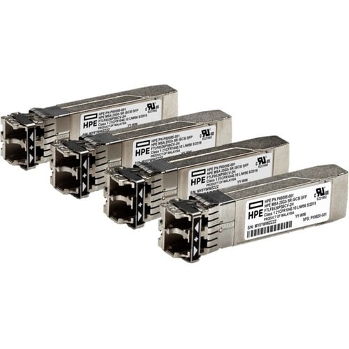 SFP28 HPE - 4 - Per Data networking, Rete ottica - Fibra ottica25 Gigabit Ethernet - 25GBase-X - 25 Gbit/s - Modulo Plug-in