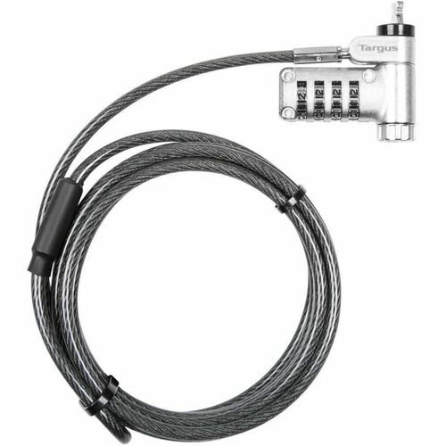 Targus DEFCON ASP96GLX-S Cable Lock For Docking Station, Monitor, Notebook - 1.98 m Cable - Resettable - 4-digit - Patente