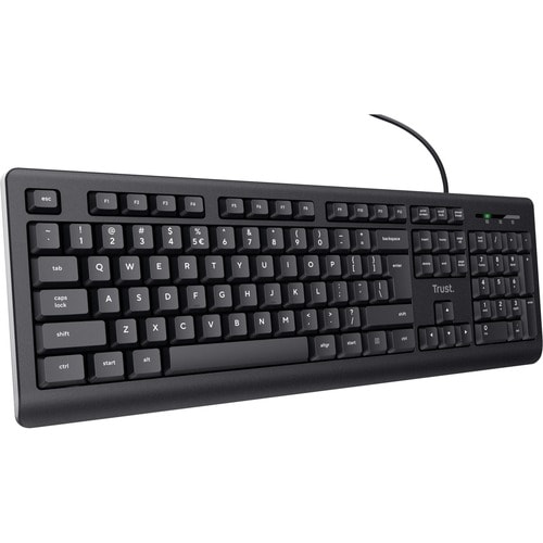 Trust - Clavier filaire grand format avec touches silencieuses et conception étanche PRIMO