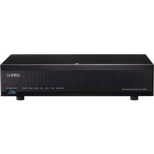 i-PRO WJ-NU301KG 16 Channel Wired Video Surveillance Station - Network Video Recorder - HDMI - 4K Recording