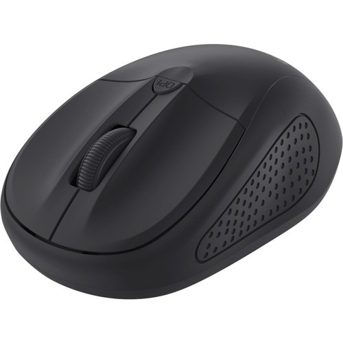 Trust Primo Mouse - Radio Frequency - USB 1.0 - Optical - 4 Button(s) - Matte Black - Wireless - 2.40 GHz - 1600 dpi - Scr