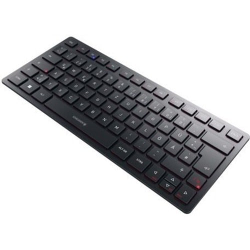 CHERRY KW 9200 MINI Keyboard - Wired/Wireless Connectivity - USB Type C Interface - Belgian - Black - SX Keyswitch - Bluet