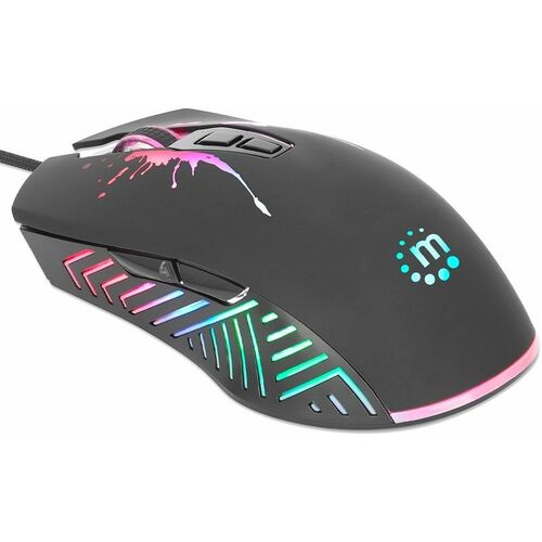 Mouse Optico Gaming 7 Botones, 7200 DPI, L - Cable - 7200 dpi - Rueda de desplazamiento - Diestro