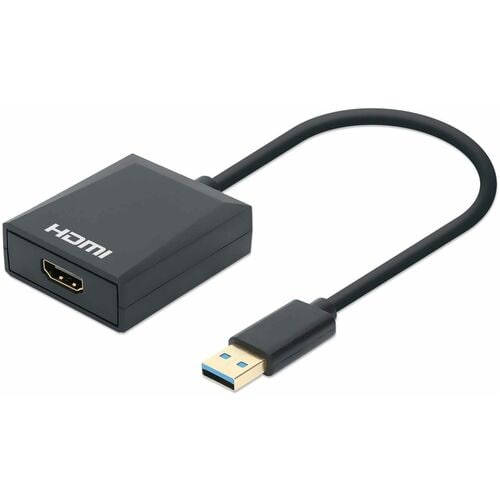 Convertidor Video USB 3.2 a HDMI H, 1080p - 1920 x 1080 Supported - Negro