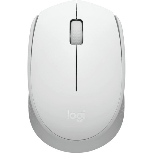 Logitech M171 Wireless Mouse - Optical - Wireless - Radio Frequency - 2.40 GHz - Off White - USB - 1000 dpi - Scroll Wheel