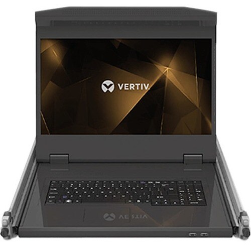 VERTIV CLRA19KMM8A LCD Rack Console KVM Switch - 8 Computer(s) - 47 cm (18.5") LCD - Full HD - 1920 x 1080 - 16:9 - 2 x US