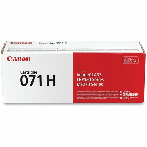 Canon 071H Original High Yield Laser Toner Cartridge - Black - 1 Pack - 2500 Pages
