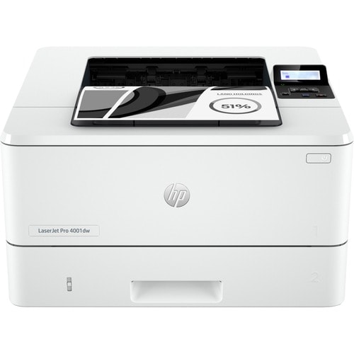 HP LaserJet Pro 4001dw Desktop Wireless Laser Printer - Monochrome - 42 ppm Mono - 1200 x 1200 dpi Print - Automatic Duple