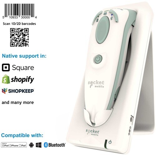 Socket Mobile DuraScan D745 Gesundheitswesen Handheld Barcode-Scanner - Kabellos Konnektivität - 495,30 mm Scan-Abstand - 