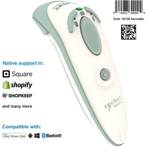 Socket Mobile DuraScan D745 Gesundheitswesen Handheld Barcode-Scanner - Kabellos Konnektivität - 495,30 mm Scan-Abstand - 