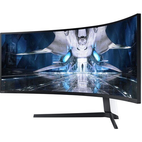 Monitor LCD Samsung Odyssey Neo G9 S49AG950NP 1244,6 mm (49") Class Dual Quad HD (DQHD) Schermo curvo - 32:9 - Nero, Bianc