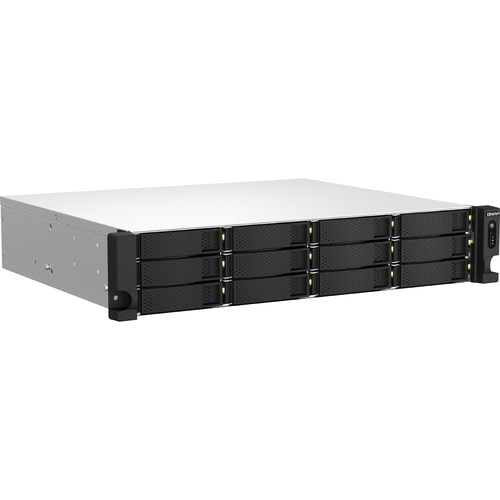QNAP TS-1264U-RP-8G 12 x Total Bays SAN/NAS Storage System - 4 GB Flash Memory Capacity - Intel Celeron N5095 Quad-core (4