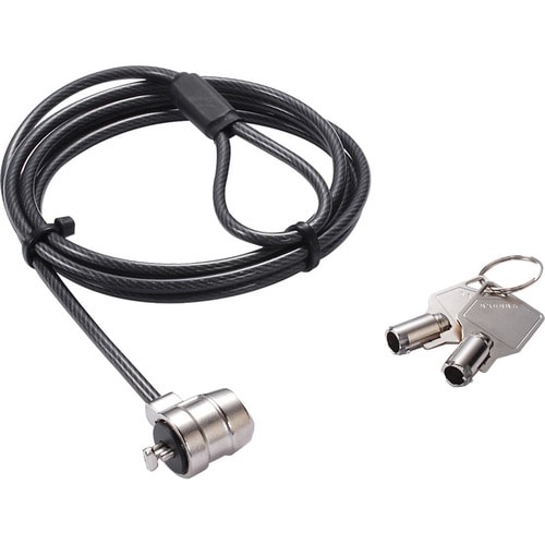 Dicota Kabelschloss Für Notebook, Projektor, Computer, Drucker - 1,50 m Kabel - Schloss mit Schlüssel - Stahl - für Notebo