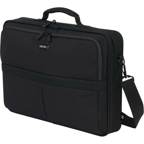 Dicota Multi SCALE Tasche (Aktentasche) für 26,7 cm (10,5 Zoll) bis 39,6 cm (15,6 Zoll) Notebook - Schwarz - Polyethylente