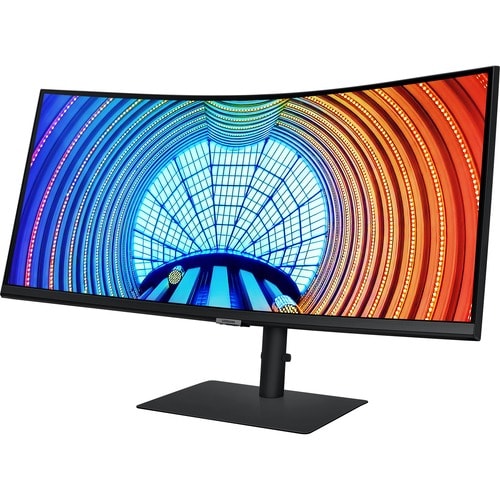 Samsung ViewFinity S6 S34A650UBU 34" Class UW-QHD Curved Screen LCD Monitor - 21:9 - Black - 86.4 cm (34") Viewable - Vert