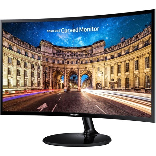 Samsung C27F390FHR 27" Class Full HD Curved Screen LED Monitor - 16:9 - Black - 68.6 cm (27") Viewable - Vertical Alignmen
