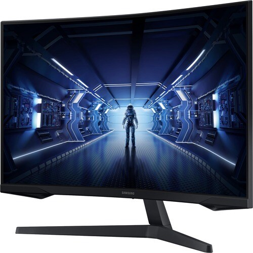 Samsung Odyssey G5 C32G55TQBU 32" Class WQHD Curved Screen Gaming LCD Monitor - 16:9 - Black - 81.3 cm (32") Viewable - Ve