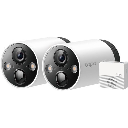 Tapo 4 Megapixel Night Vision Wired Video Surveillance System - Camera, Base Station - 2560 x 1440 Camera Resolution - 2K 