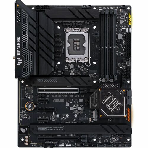 TUF Z790-PLUS WIFI D4 Gaming Desktop Motherboard - Intel Z790 Chipset - Socket LGA-1700 - ATX - Core, Pentium Gold, Celero