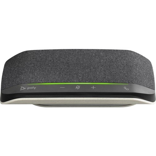 Poly Sync 10 免提电话 - 黑, 银 - USB - 麦克风 - USB