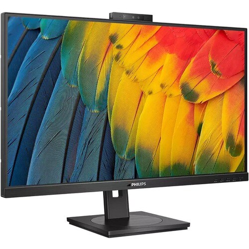 Philips 24B1U5301H 24" Class Webcam Full HD LCD Monitor - 16:9 - Textured Black - 23.8" Viewable - In-plane Switching (IPS