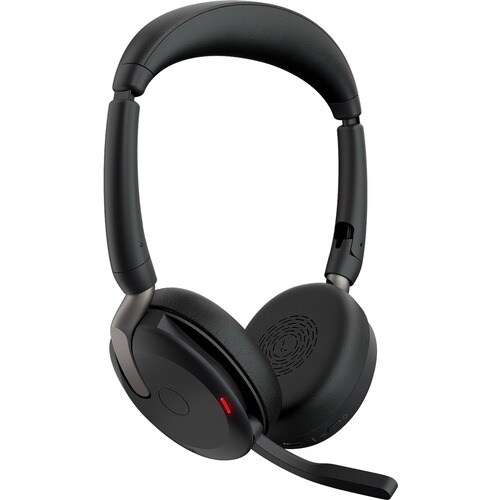 Jabra Evolve2 65 Flex Sem fios Na orelha Estéreo Fone de ouvido - Binaural - Supra-aural - 3000 cm - Bluetooth - 20 Hz par