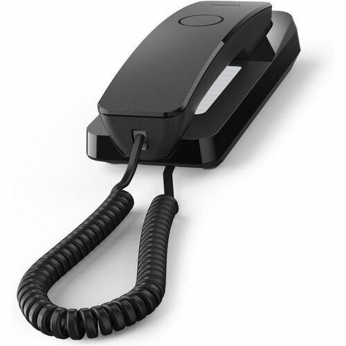 Gigaset 200 Standard-Telefon - Desktop, Wandmontierbar - Schwarz - Hörhilfen-kompatibel