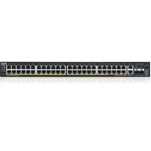 Commutateur de niveau 3 ZYXEL XGS2220 XGS2220-54FP 50 Ports Gérable - Gigabit Ethernet, 10 Gigabit Ethernet - 100/1000Base