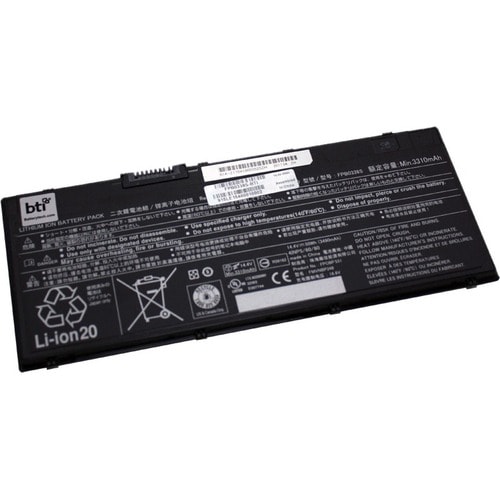 BTI Batterie - 4-Zelle Lithium-Ionen (Li-Ionen) - für Notebook - Aufladbarer Akku - 14.4 V DC - 3490 mAh - 50 Wh Shelf Life