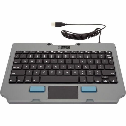 Tastiera Gamber-Johnson Robusto - Cavo Connettività - USB Tipo A Interfaccia - TouchPad - Nordico - Gomma di silicone indu