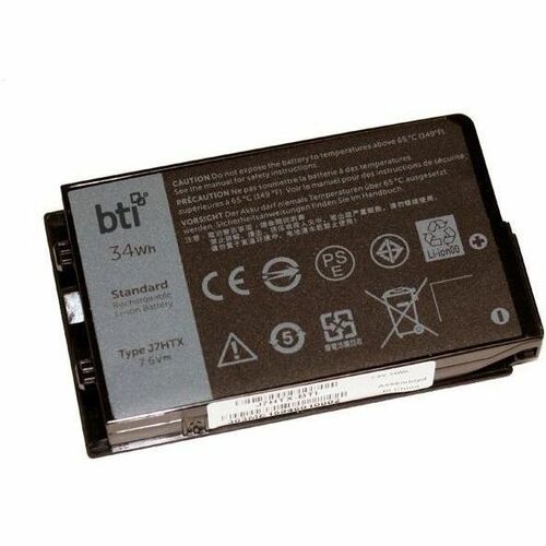BTI Batterie - 2-Zelle Lithium-Ionen (Li-Ionen) - BTI 2-Cell Li-Ion 34Wh Laptop Battery für Dell Latitude Rugged Tablet 72