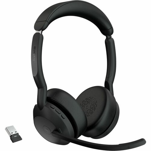 Jabra Evolve2 55 Kabellos Auf den Ohren Stereo Headset - Binaural - Ohraufliegend - 20 Hz bis 20 kHz Frequenzgang - 3000 c